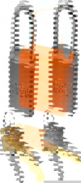 Lockout Padlock: Keyed Alike, Aluminum,